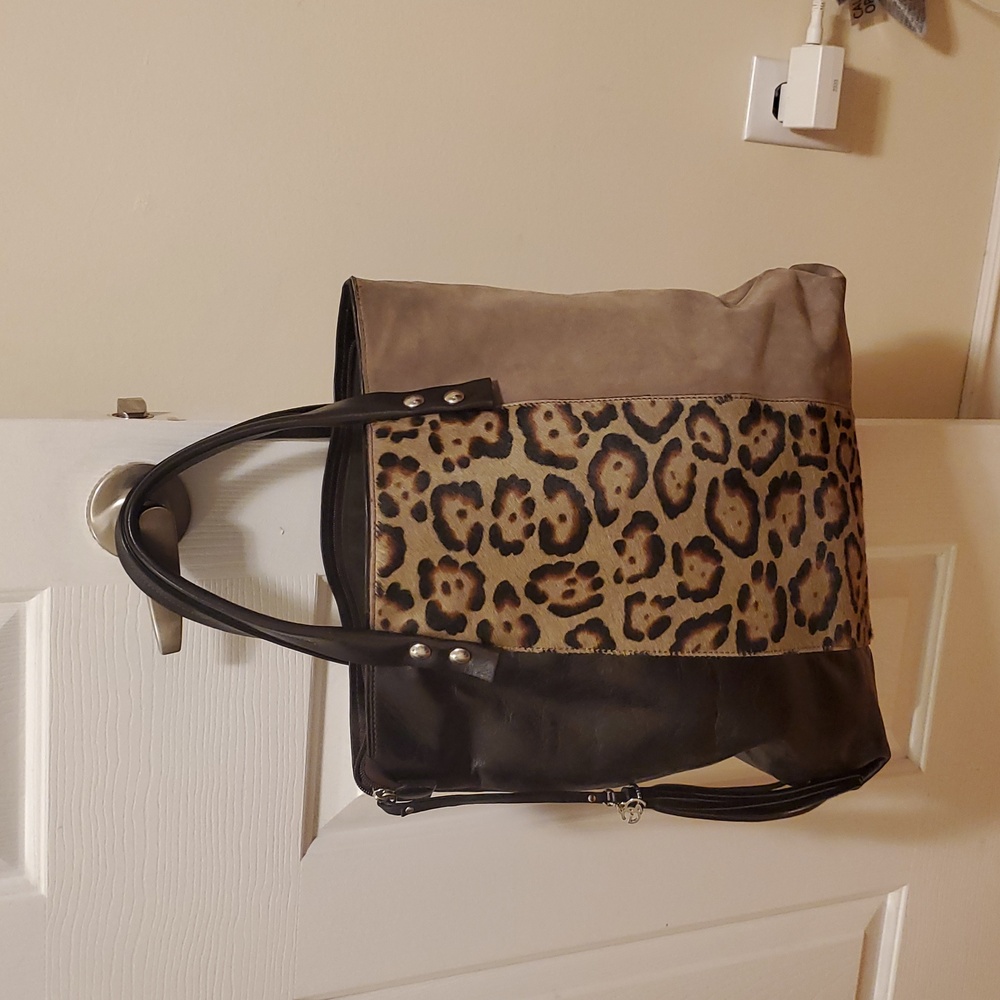 Leopard Print Tote Bag
